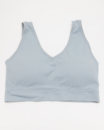 Sutien sport de damă albastru - Lenjerie intima