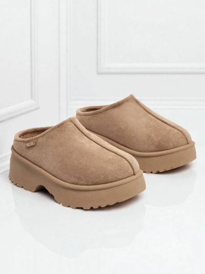 Ghete scurte tip snowboots pentru femei cu blană Noelina