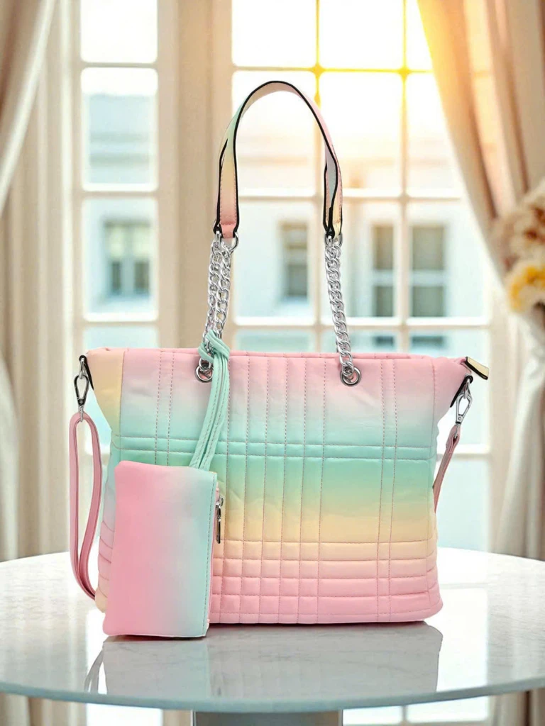 Royalfashion Geantă shopper mare de damă Ombre II