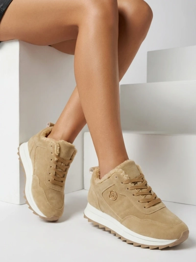 Royalfashion Pantofi sport izolati pentru femei maro deschis Lahho