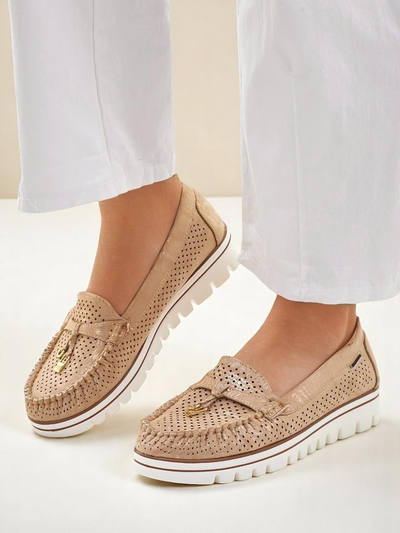 Mocasinile perforate Royalfashion pentru femei Elissas
