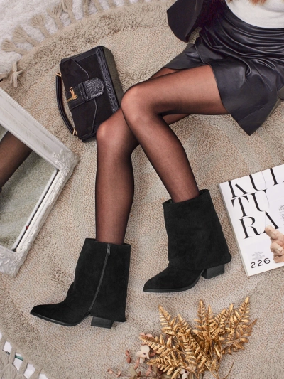 Botine de damă Moon Whisper cu partea superioară închisă