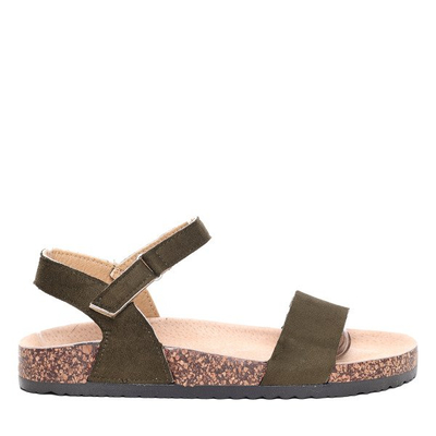 Zielone sandały - Obuwie