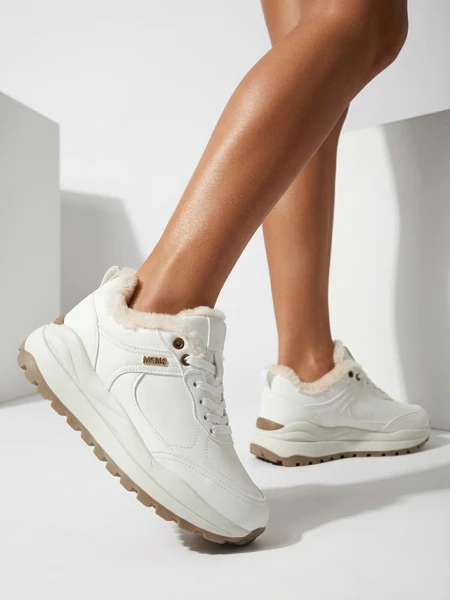 Royalfashion Women's Ruffi Insulated Sneakers