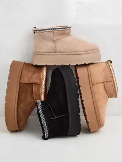 Royalfashion Cizme scurte pentru femei a'la cizme de zăpadă Xoalla