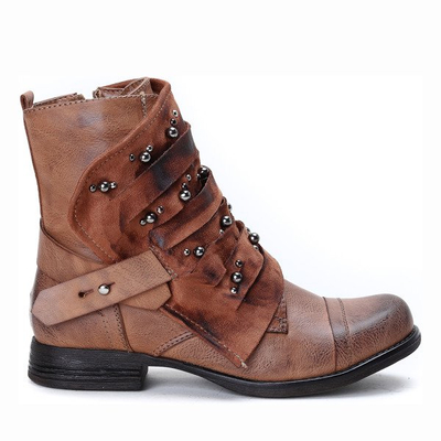 Brązowe workery Jaycee - Obuwie