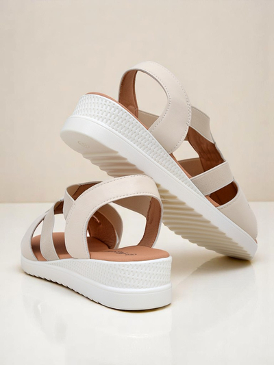 Sandale dama Royalfashion cu talpa joasa wedge Sora