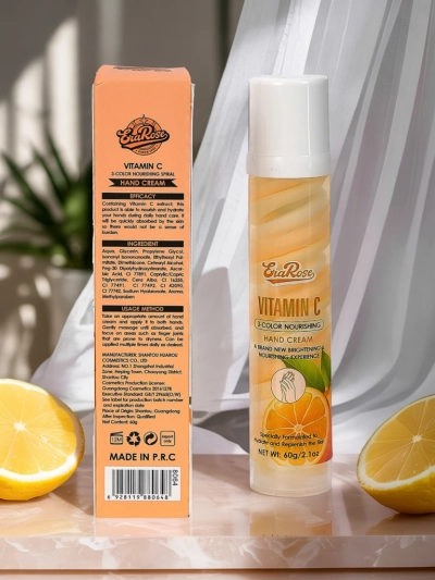 EraRose Aurelia - krem do rąk z witaminą C, 3-kolorowa pielęgnacja, 60g