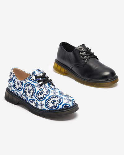Pantofi jumătăți de damă negri Heloso- Footwear