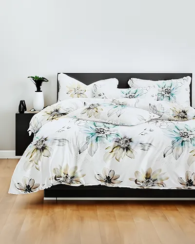 Set de lenjerie de pat cu model Royalfashion 160x200 4 PIESE