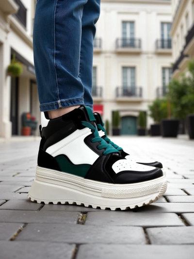 Royalfashion Pantofi sport de femei înalți Geeky