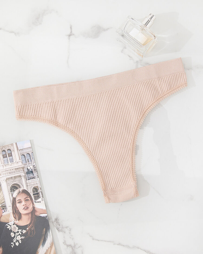 Royalfashion Chiloți sutien bej pentru femei