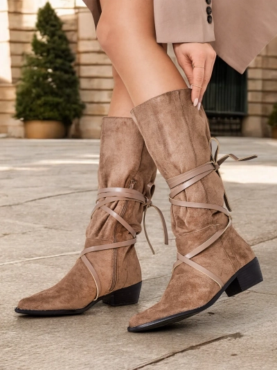 Royalfashion Botine cu toc mic Rolizoo