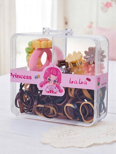 Royalfashion Set de clame și elastice de păr pentru copii MiniJoy