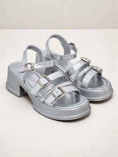 Royalfashion Sandale dama cu toc jos Otteze