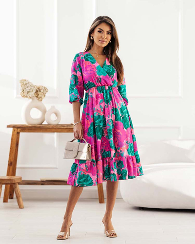 Royalfashion Rochie midi pentru femei cu model original
