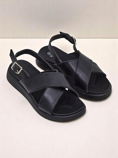 Royalfashion Damskie sandały na grubszej podeszwie Riva Star