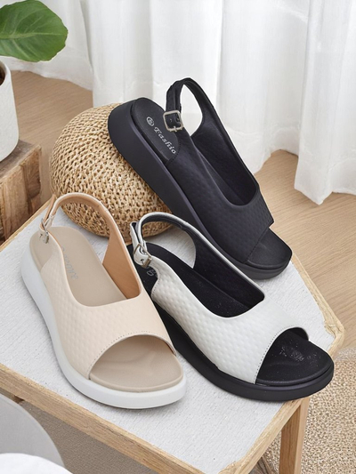 Royalfashion Sandal di hende muher cu suela mas diki Riva