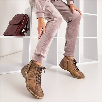 Ghete izolate dama maro Giacomo - pantofi