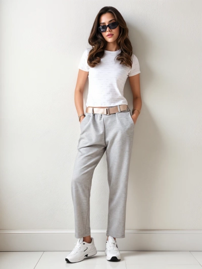 Royalfashion Pantaloni simpli pentru femei