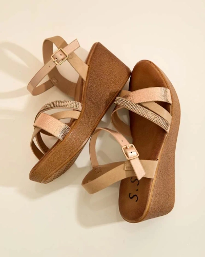 Royalfashion Sandale de damă cu zirconii Bozi