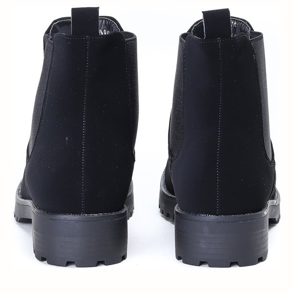 Czarne, klasyczne botki Dream - Obuwie