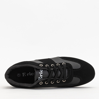 Pantofi sport barbati negri Pantofi sport tip Trizu - Incaltaminte