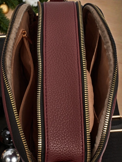 Geantă mică de damă matlasată din piele ecologică Connere