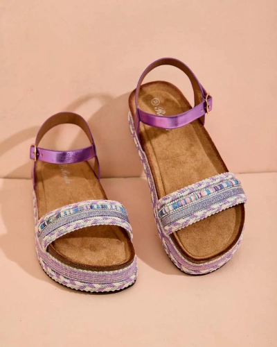 Royalfashion Sandale de Mussir Brodate pentru femei