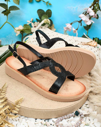 Royalfashion Sandale Elova Zirconia pentru femei