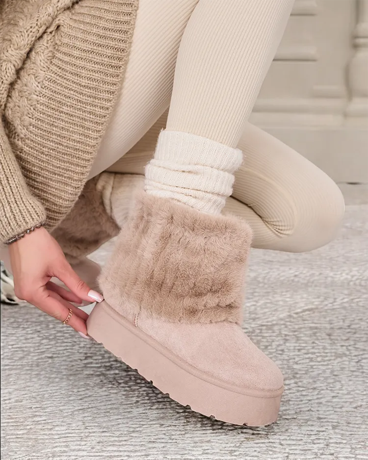 Royalfashion cizme a'la cizme de zăpadă pentru femei Renutis