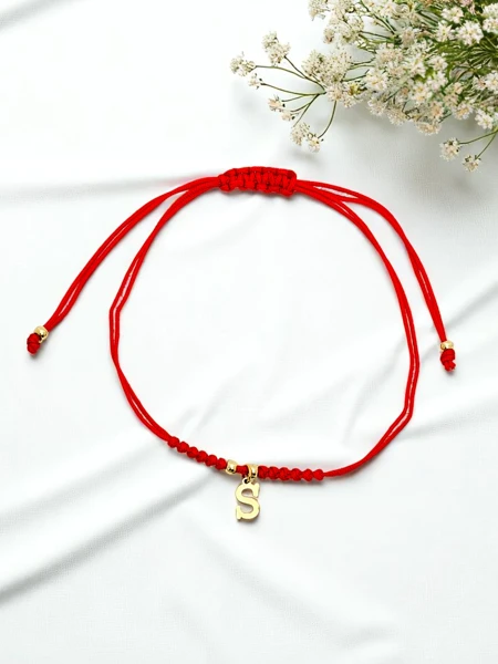 Brățară pentru femei cu litera S