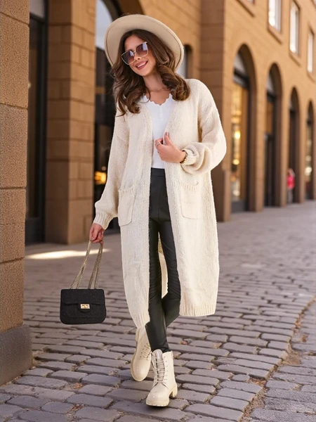 Cardigan tricotat pentru femei Royalfashion