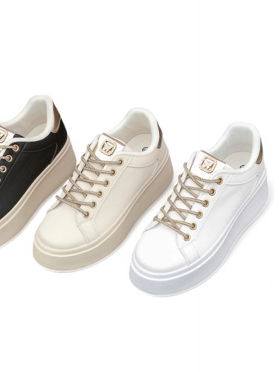 Royalfashion Pantofi sport pentru femei cu șnururi decorative Eone