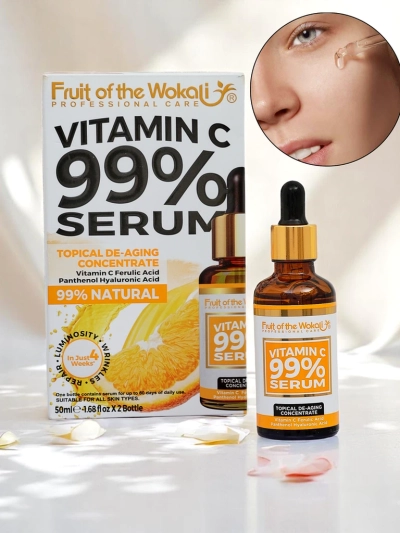 Fructul Wokali - Ser facial anti-îmbătrânire cu vitamina C