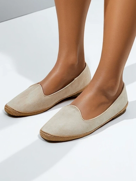 Espadrile ecologice din suede pentru femei Royalfashion Emmeno