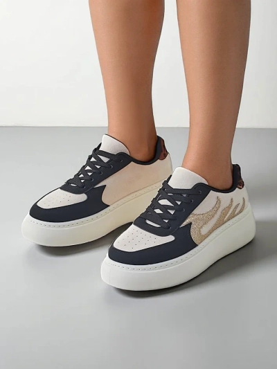 Royalfashion Adidași cu platformă pentru femei Sisnes
