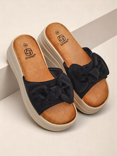 Royalfashion Papuci de damă cu platformă Givan