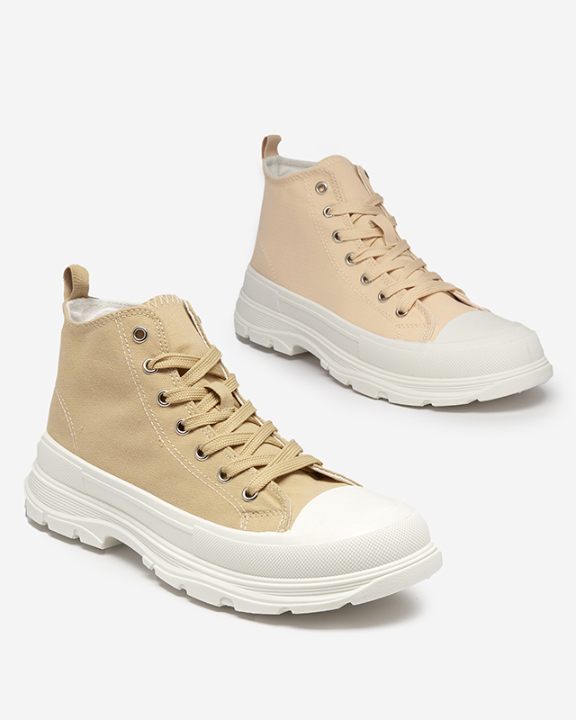 OUTLET Adidași sport de damă de culoare crem Merrika- Footwear