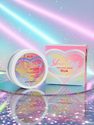 Gel cu sclipici pentru decorarea feței, culoare argintie