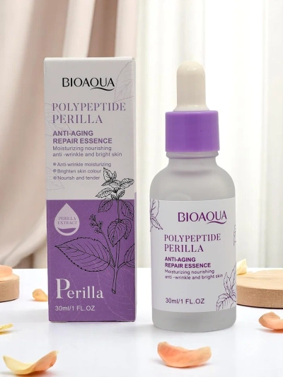 Bioaqua - Ser de față iluminator și antirid cu polipeptide
