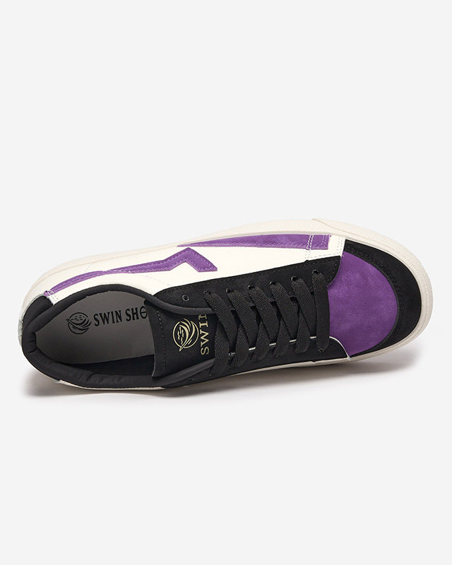 OUTLET Pantofi sport dama Swishos violet si negri - Incaltaminte