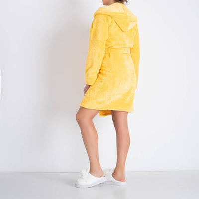 Halat de baie galben pentru femei - Îmbrăcăminte