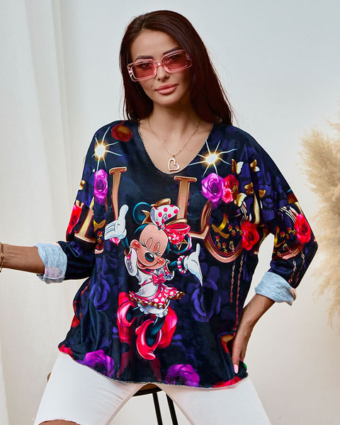 Bluză cu imprimeu pentru femei Royalfashion