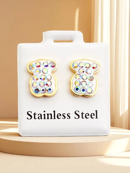 Royalfashion Cercei pentru femei în formă de ursuleț