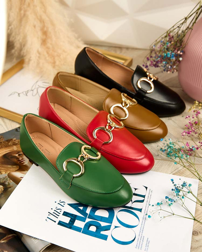 Royalfashion Mocasini cu decor pe nas Abermes