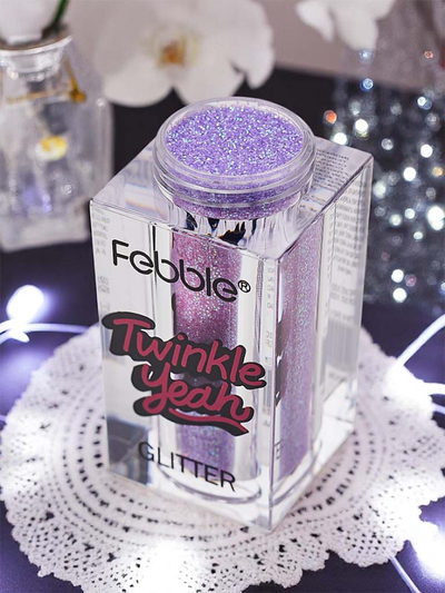 Strălucire violet sclipitoare Yeah Twinkle pentru față și corp