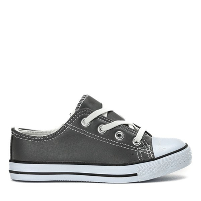 Dziecięce trampki w kolorze szarym Oxane - Obuwie