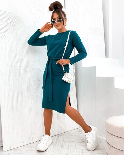 Royalfashion Rochie de femei din bumbac până la genunchi