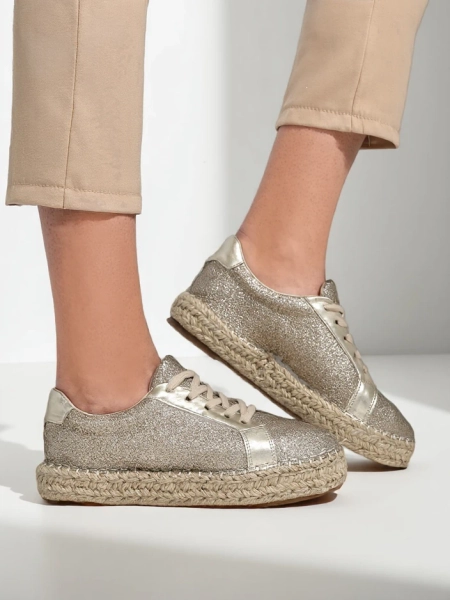 Royalfashion Sneakers pentru femei cu sclipici Sercele